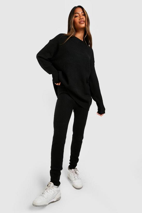 boohoo Soft Knit Crew Neck Jumper & Trouser Co-ord 3