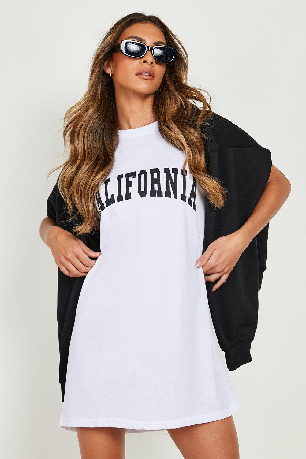 California T-shirt Dress