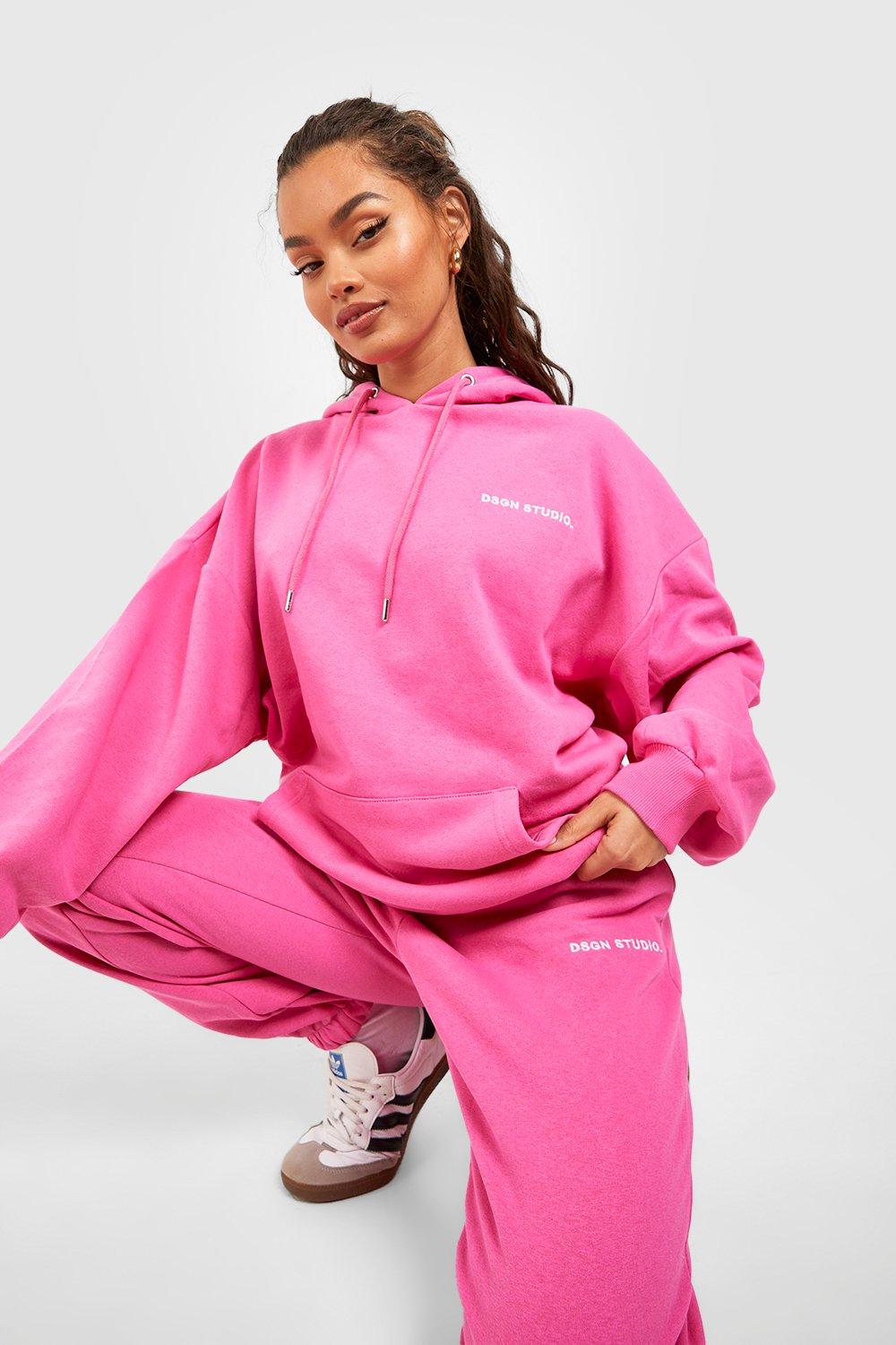 Tracksuits | Dsgn Studio Embroidered Slogan Hooded Tracksuit | boohoo
