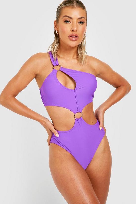 boohoo O Ring Cut Out Swimsuit 3