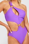 boohoo O Ring Cut Out Swimsuit thumbnail 4