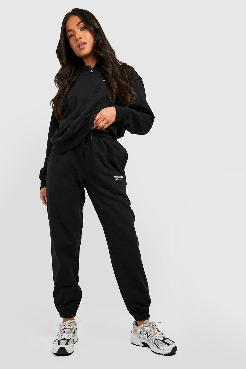 Tracksuits | Petite Dsgn Studio Half Zip Sweatshirt Tracksuit | boohoo