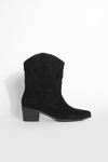 boohoo Wide Fit Stitch Detail Ankle Western Cowboy Boots thumbnail 2