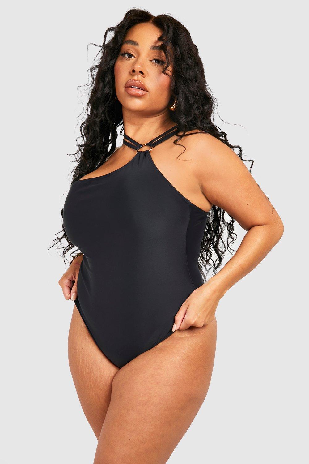 Plus Strapping Tummy Control Swimsuit