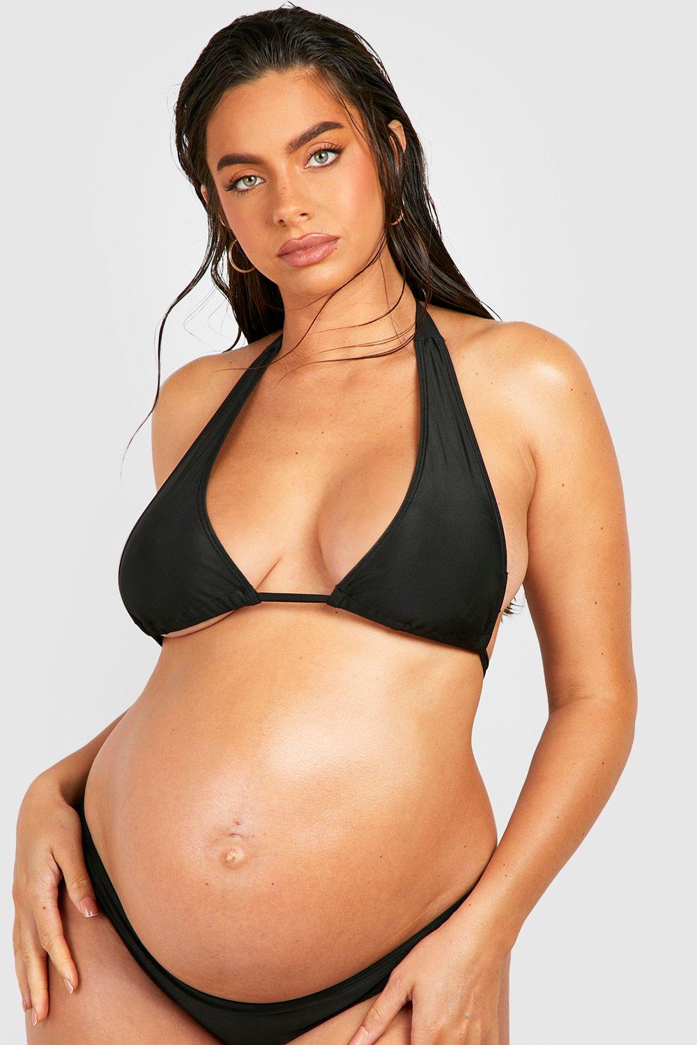 Maternity Essential Wide Apex Bikini Top