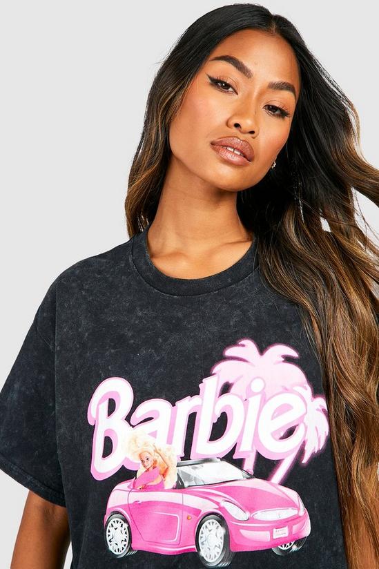 boohoo Barbie Oversized Washed T-shirt 4