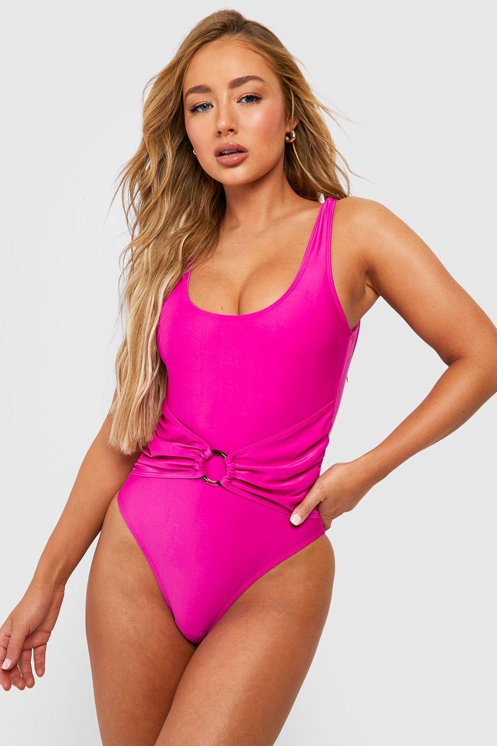 Tummy Control O-ring Scoop Swimsuit