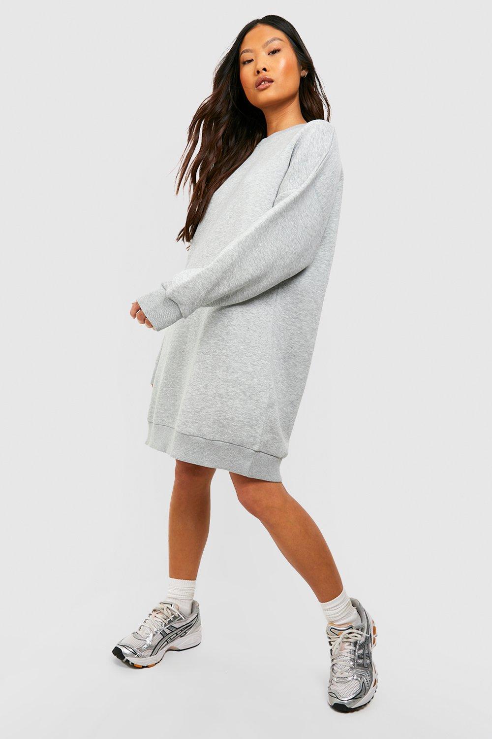 Petite Oversized Relaxed Sweater Dress