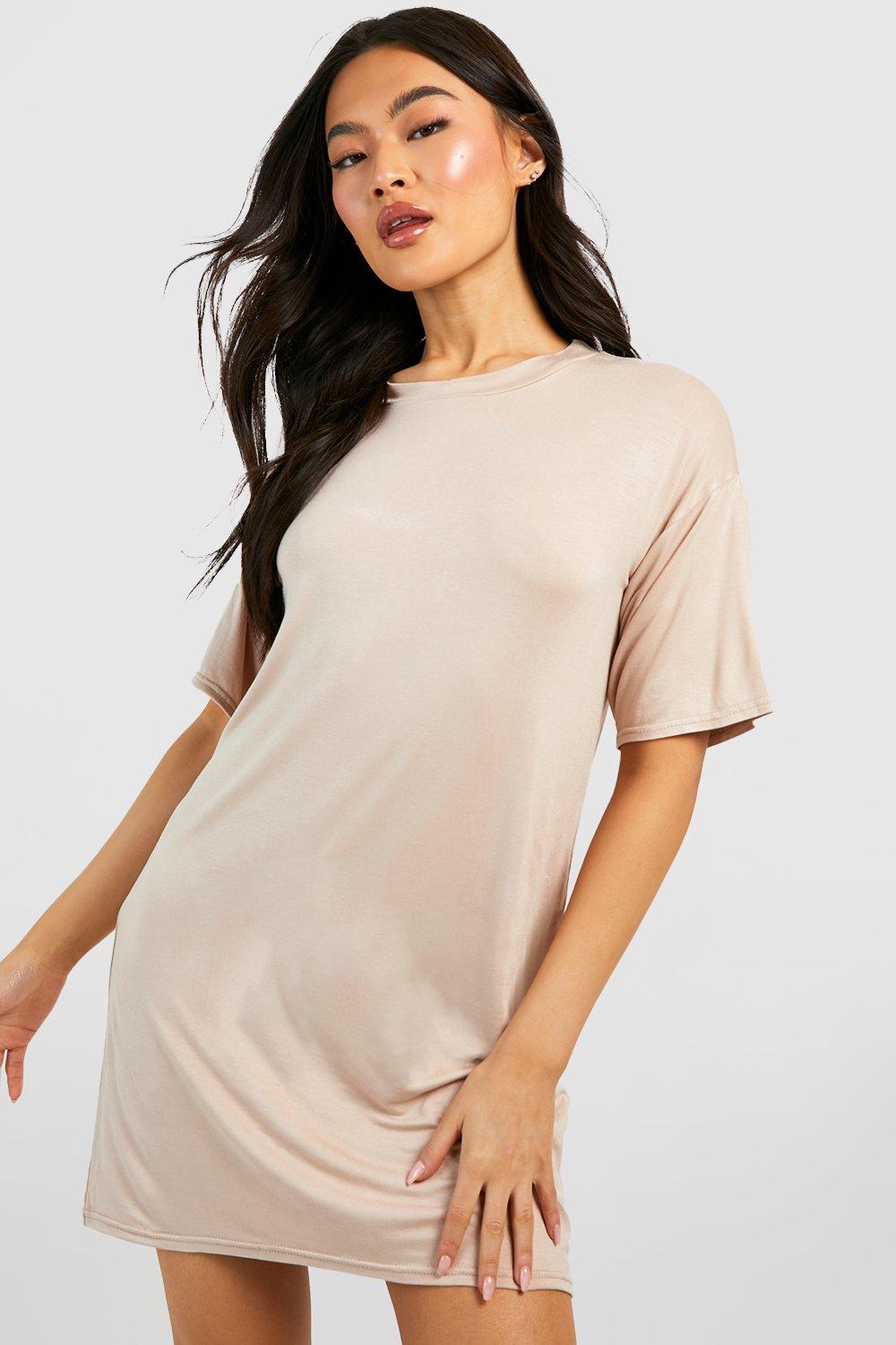 Oversized Cotton T-shirt Dress