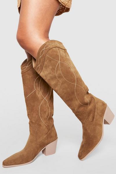 Casual Knee High Western Cowboy Boots