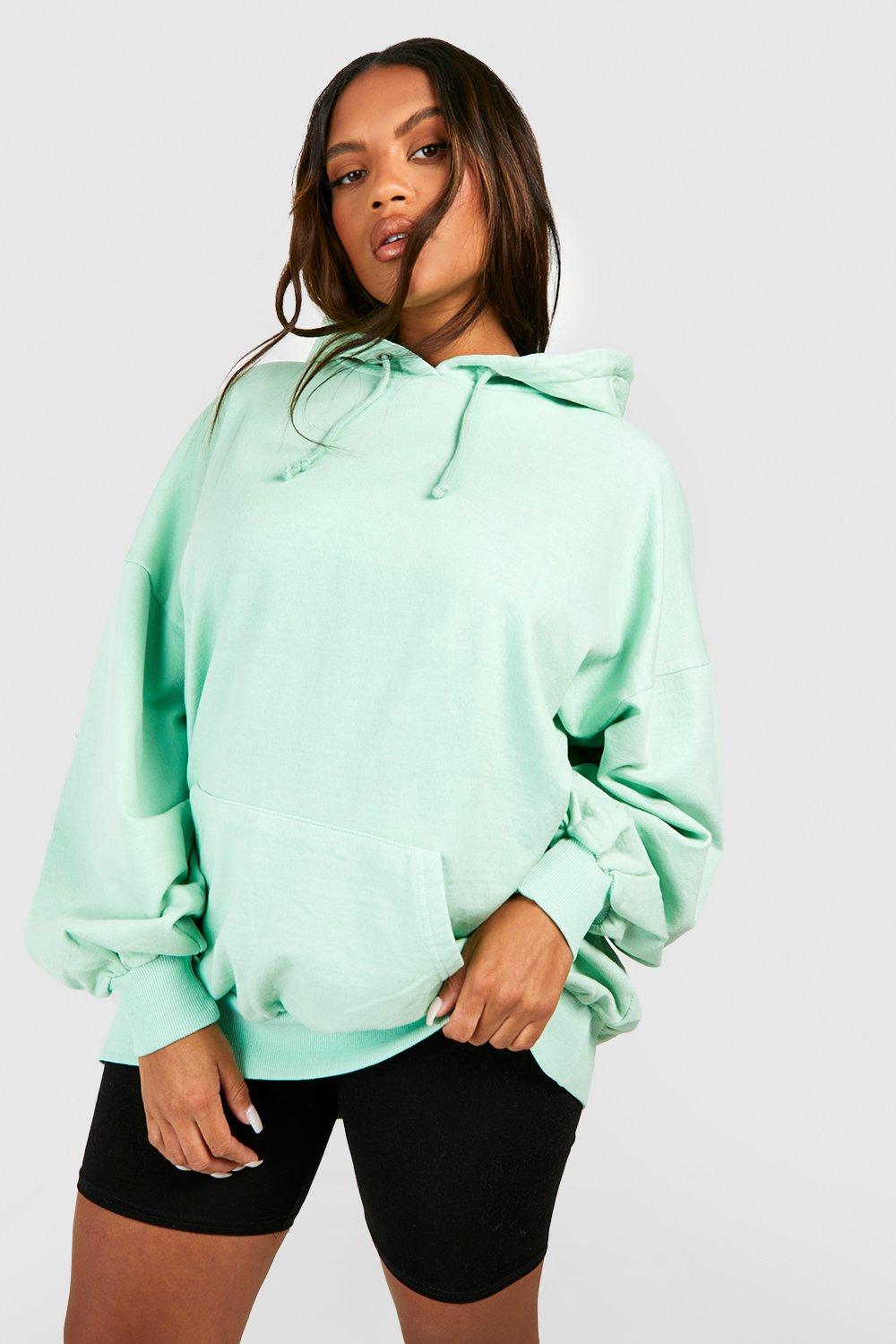 Hoodies & Sweatshirts | Plus Overdye Basic Oversized Hoodie | boohoo