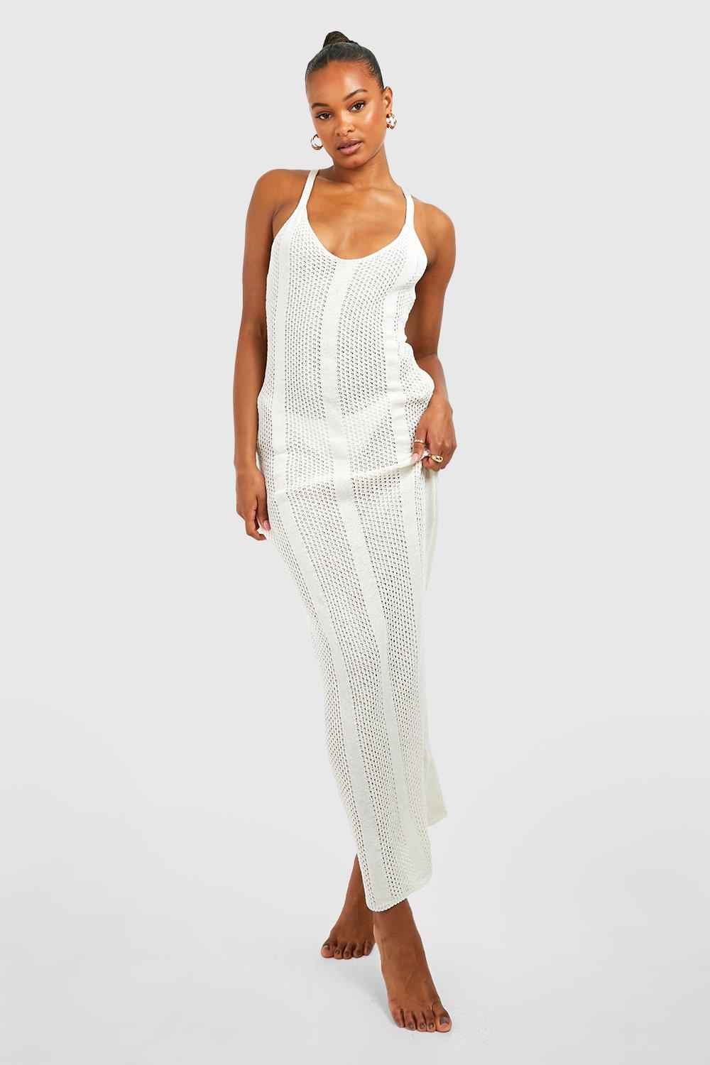 Tall Scoop Neck Knitted Maxi Dress