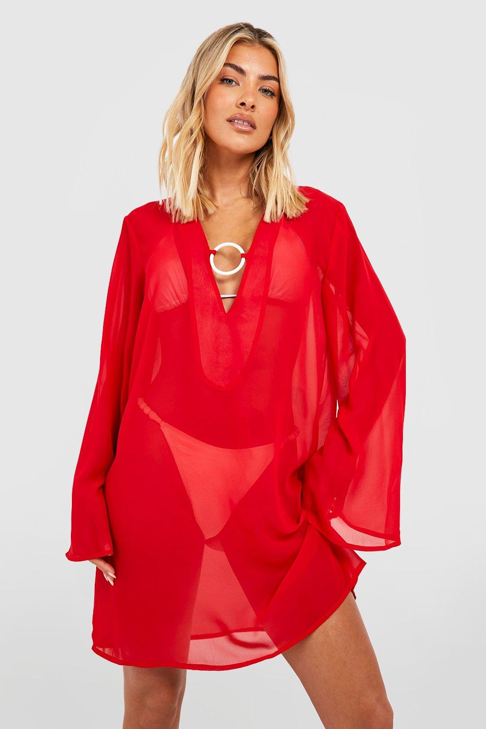 O-ring Plunge Beach Cover-up Kaftan