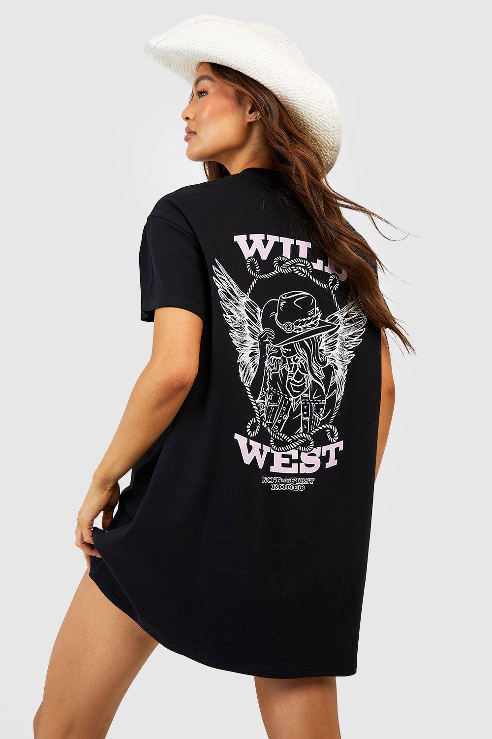 Wild West Oversized T-shirt Dress