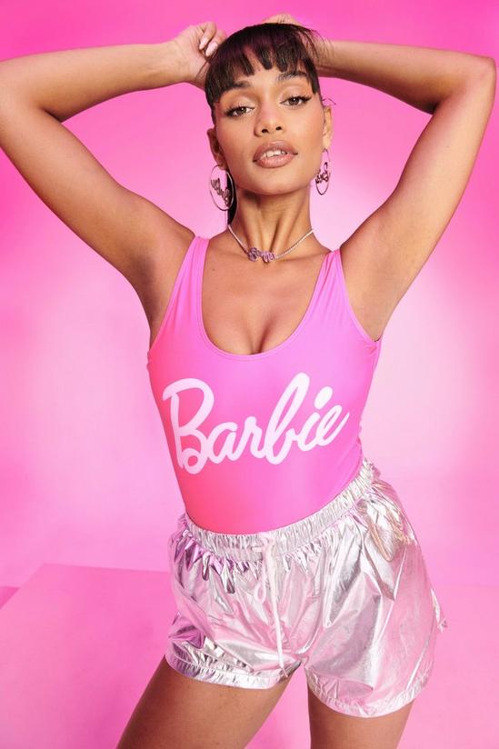 boohoo Barbie Printed Swimsuit 1