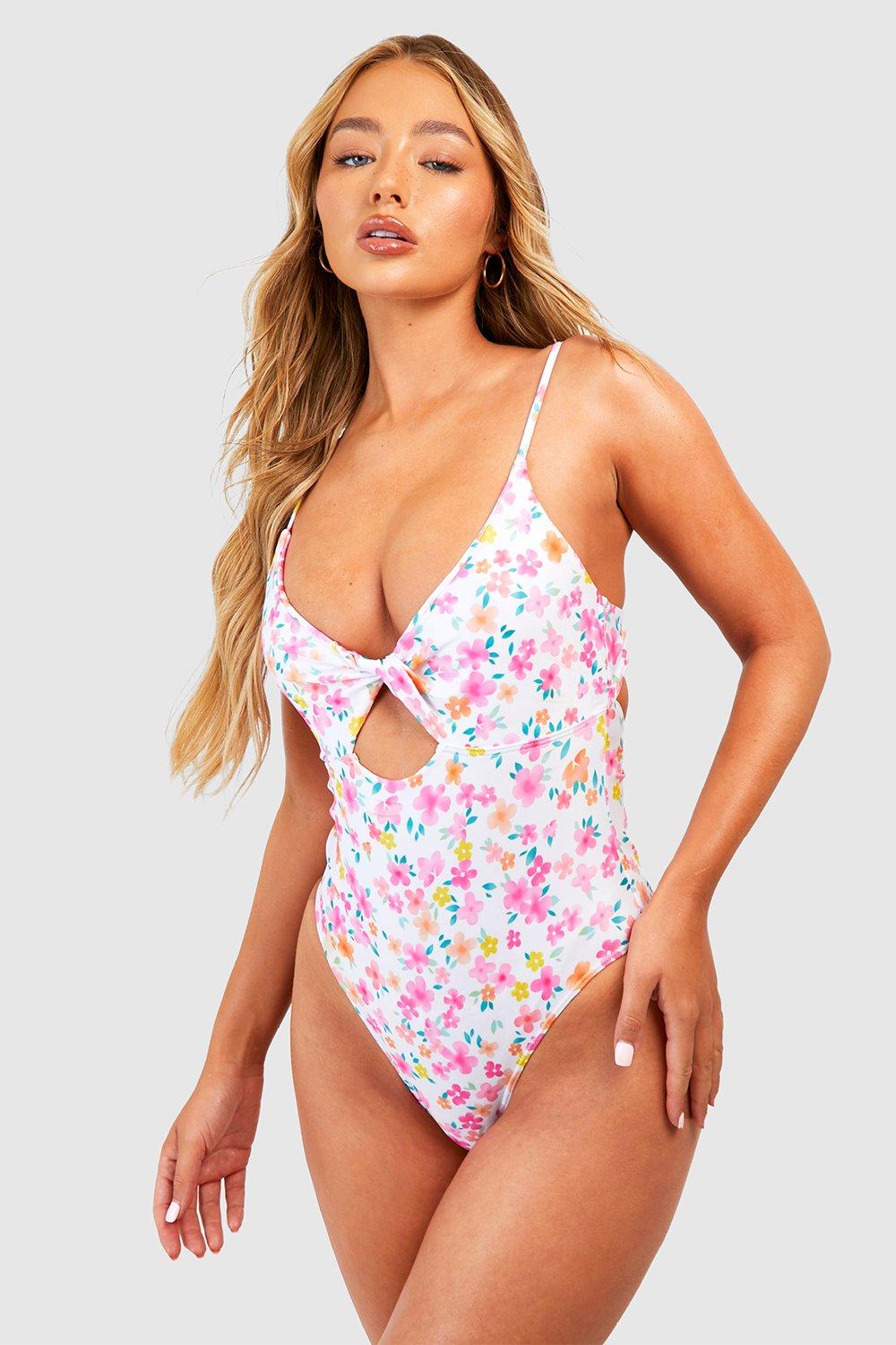 Ditsy Floral Tummy Control Swimsuit