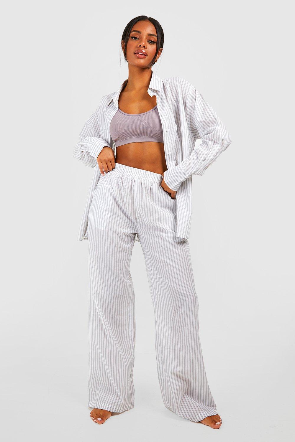 Cotton Stripe Pyjama Trouser