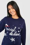 boohoo Maternity Special Delivery Christmas Jumper thumbnail 4