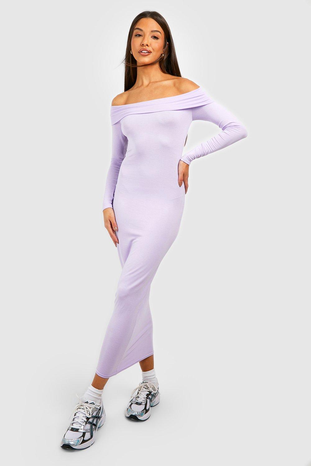 Bardot Long Sleeve Midaxi Dress