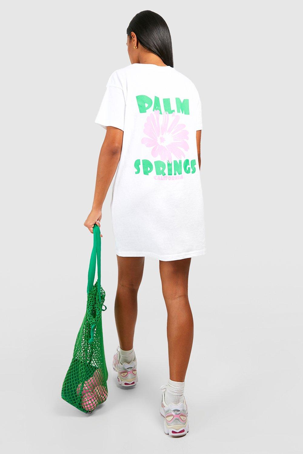 Palm Springs Oversized T-shirt Dress