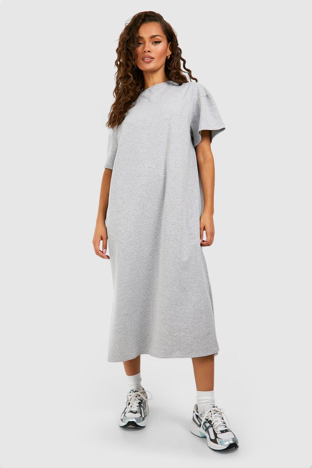 Oversized Midaxi T-shirt Dress