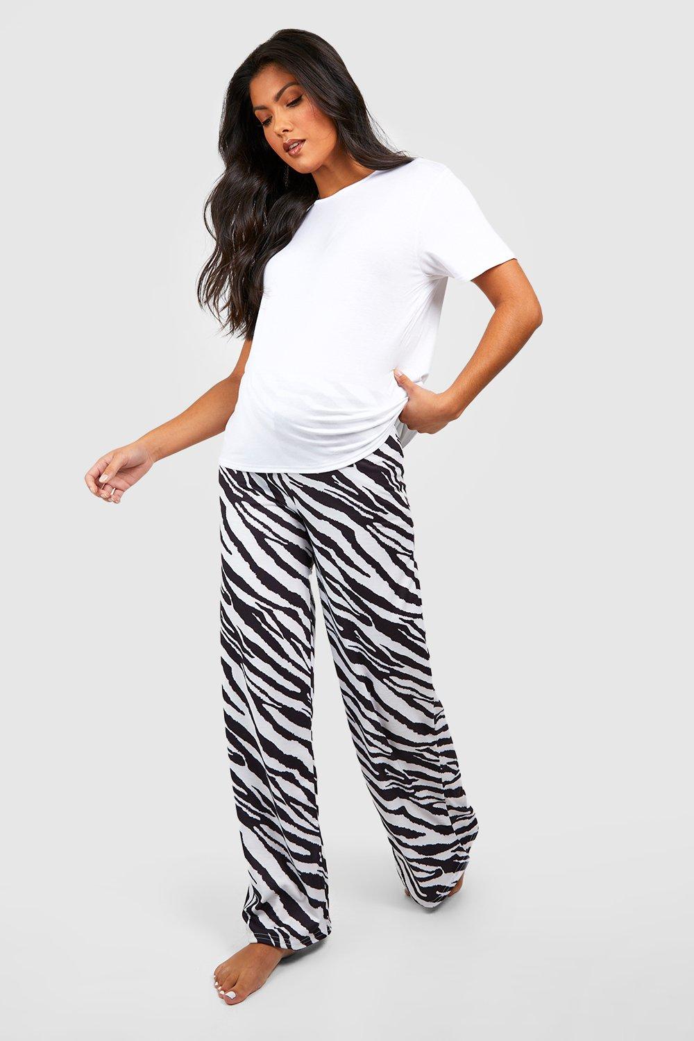 Maternity Zebra Print Pyjama Set