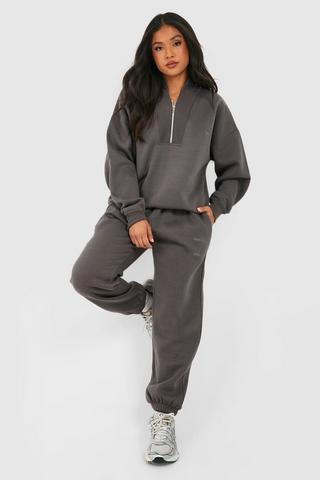  Two Piece Outfits For Women Long Sleeve Zip Up Hoodie Jacket Sweatsuits  Jogging Suits Casual Tracksuit Sets Light Grey XL
