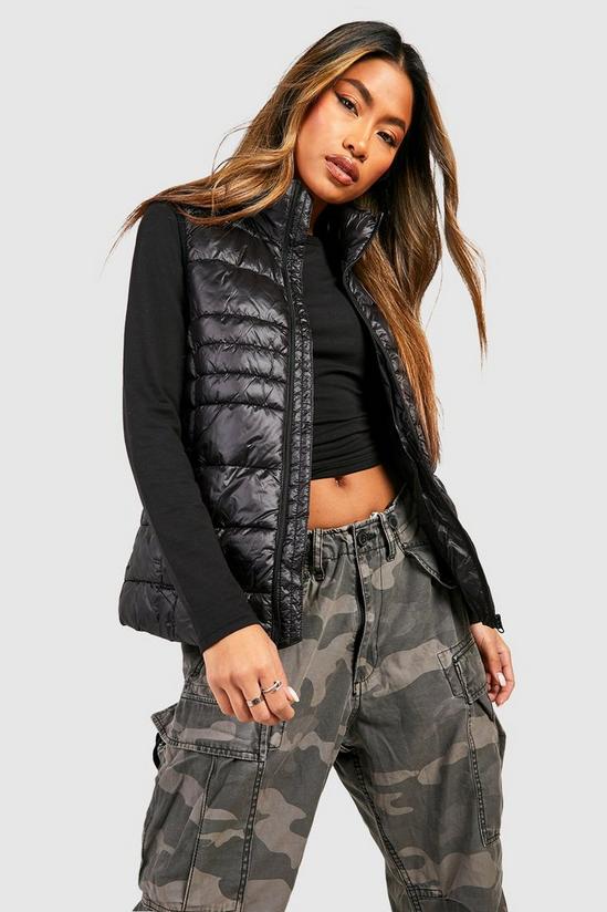 boohoo Fitted Padded Gilet 1