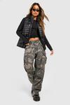 boohoo Fitted Padded Gilet thumbnail 3