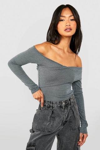 Buy Karen Millen Body Contouring Bardot Knit Thong Bodysuit Top In
