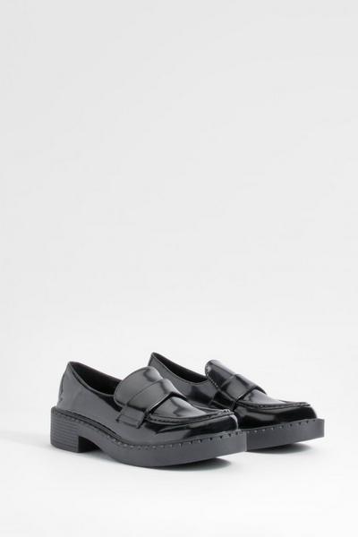 Chunky Patent Loafers