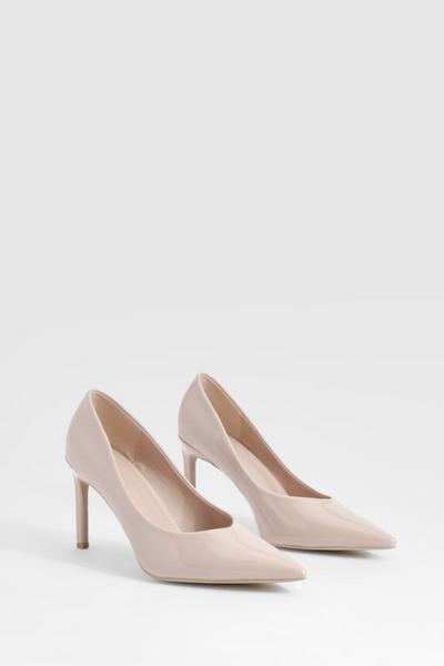 Patent Pointed Court Shoes