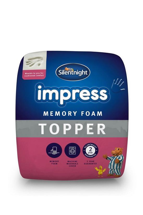 Silentnight Impress Memory Foam Single Mattress Topper5cm 1