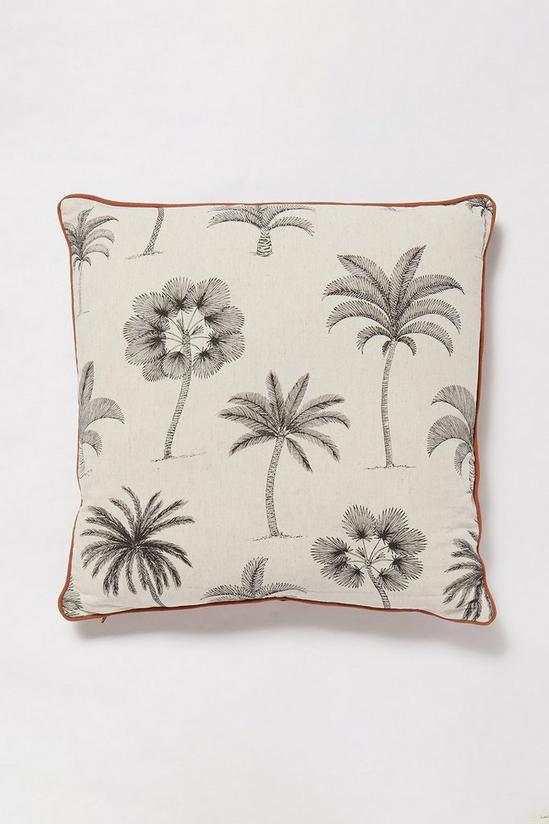 Debenhams Kyoto Palm Print Cushion 1