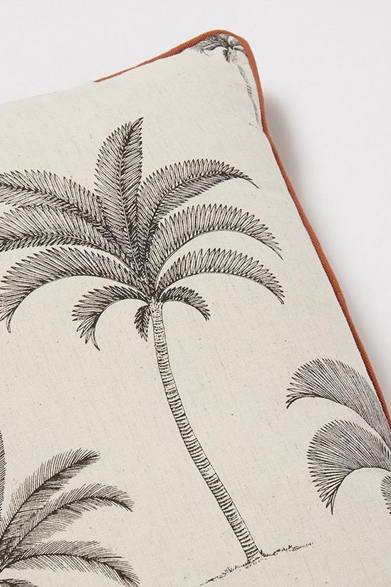Debenhams Kyoto Palm Print Cushion 3