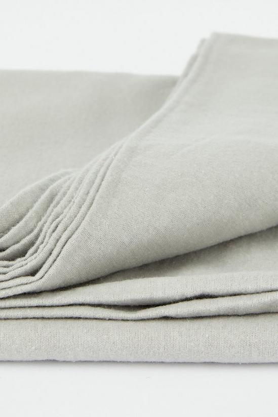 Debenhams Brushed Cotton Single Flat Sheet 2