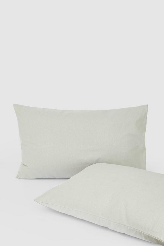 Debenhams Brushed Cotton Pillowcase Pair 1