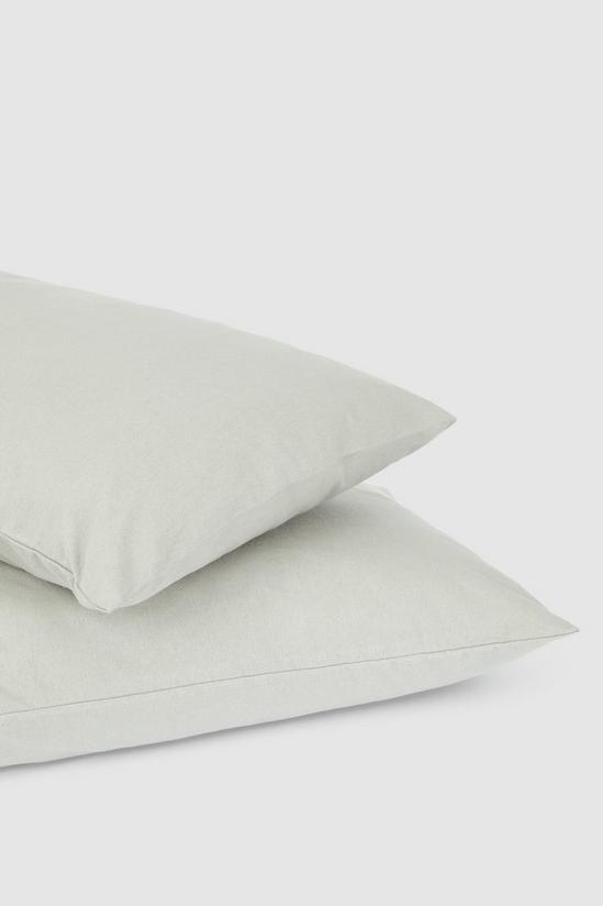 Debenhams Brushed Cotton Pillowcase Pair 2