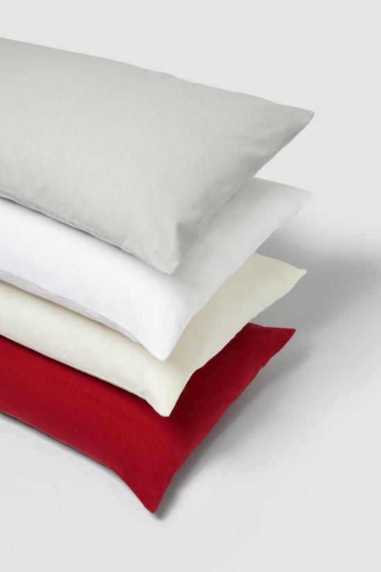 Debenhams Brushed Cotton Pillowcase Pair 5