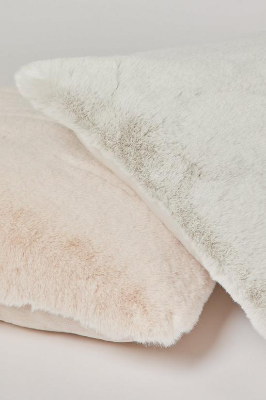 Debenhams Luxe Faux Fur Cushion 5
