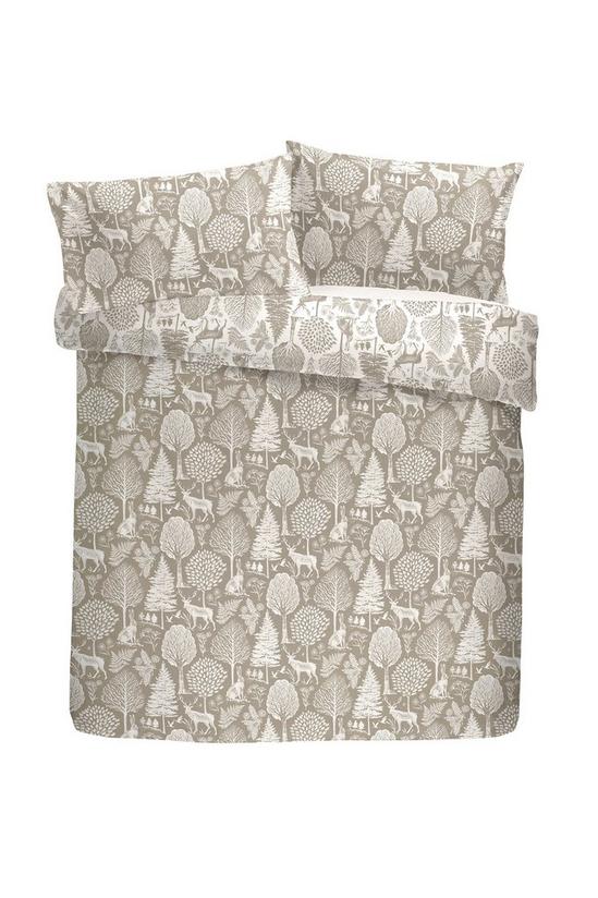 Dreams and Drapes Brushed Winter Forest Double Duvet Set 4