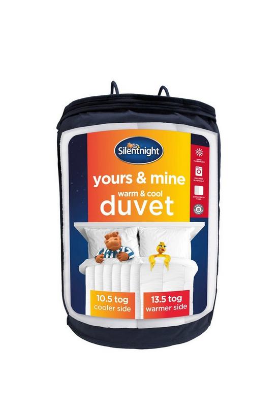 Silentnight Yours And Mine Dual Double Duvet 13.5/10.5tog 1