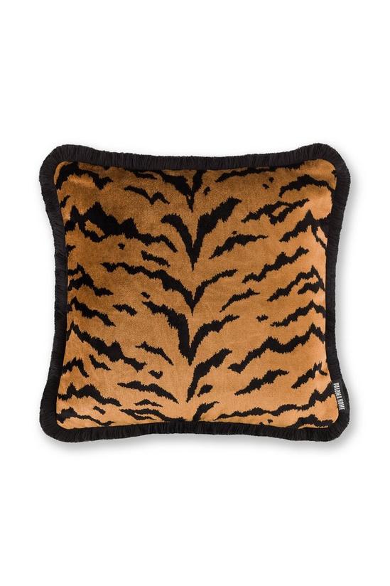 Paloma Home Luxe Velvet Tiger Cushion 1