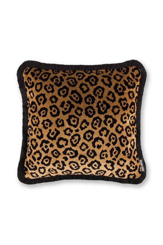 Paloma Home Luxe Velvet Leopard Cushion 1