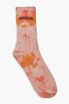 boohoo Official Branded Tie Dye Socks thumbnail 2