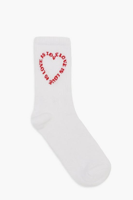 boohoo Love Is Love Slogan Sports Socks 1