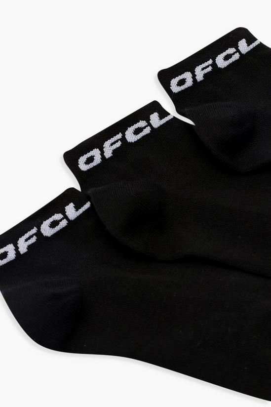 boohoo Ofcl Branded Trainer Socks 3 Pack 2
