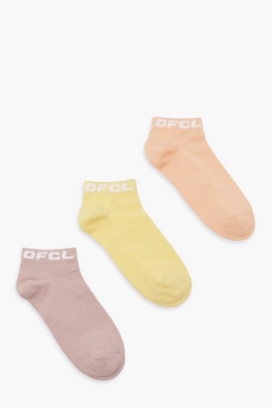 boohoo Bights Ofcl Trainer Sock 3 Pack 1