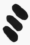 boohoo 3 Pack Lace Invisible Shoe Liners thumbnail 1