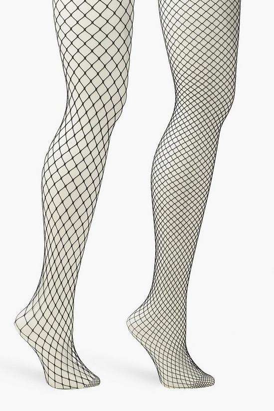 boohoo Mixed Scale Fishnet Tights 2 Pack 1